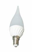 Ampoule led petite flamme douille E14, 3W 230V, blanc neutre