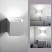 Applique murale led IP65 Extérieur Chambre à coucher Moderne Lampe Up Down Lampe 7W Blanc Blanc froid - Blanc - Einfeben