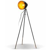 B.k.licht - lampadaire led vintage, lampe à pied design