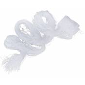 Fil perles corde porte fenetre frange curtain voilage 200X100cm blanc