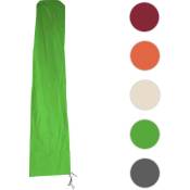 HW - Housse de protection Meran pour parasol jusqu'à 5 m, gaine de protection avec zip - vert