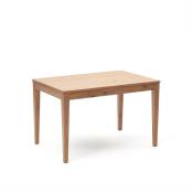 Kave Home - Table extensible Yain en placage et bois