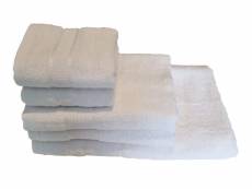 "lot de serviette en bambou blanc dimensions - taille