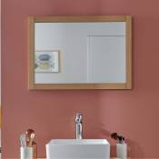 Miroir rectangulaire en bois 50 x 70 cm