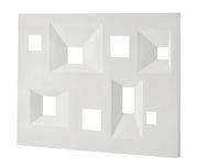 Paravent Frames / Cloison modulable - Intérieur / extérieur - 150 x 200 cm - MyYour blanc en plastique