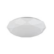 Plafonnier LED Maytoni, rond, blanc, en acrylique, avec telecommande et interrupteur, 3000-6500K LED 2800LM 40W