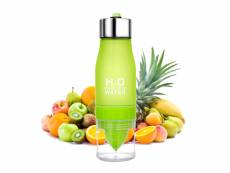 Shop-story - h2o water : la bouteille détox avec infuseur de fruits - 650ml - verte H2O Water Green