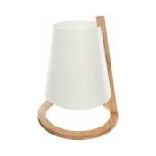 Silumen - Lampe de Chevet Bambou Naturel 26cm Blanc
