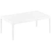 Sky Table Basse Intérieur, Extérieur 100x60 Blanc