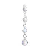 Suspension décorative de perles en verre soufflé