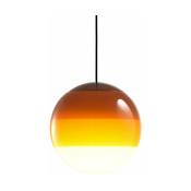 Suspension globe 20 cm ambre Dipping Light - Marset