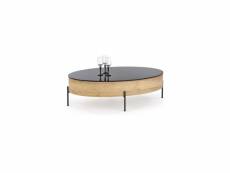 Table basse design 120 cm x 60 cm x 37 cm - chêne
