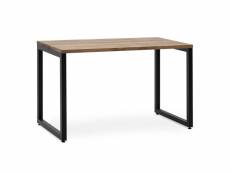 Table bureau icub strong eco 60x120x75 cm noir effect-vintage
