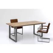 Table Parquet 180x90cm acier Kare Design