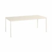 Table rectangulaire Balcony / 190 x 87 cm - Acier - Hay beige en métal