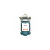 Wadiga - Bougie parfumée dans pot en verre Jacinthe - 7.5x14cm - Bleu