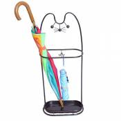 XIAOLIN Cat Iron Art Home Use Pluie Parapluie Stand Suspendu Pliant Parapluie Rack De Stockage Parapluie Barrel Parapluie Rack Hôtel Lobby En Option C