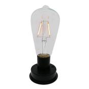 1Pc Solaire LED Ampoule à Filament de TungstèNe Lampe 2800K Capteurs de LumièRe Automatique ClôTure Veilleuses pour Lampe de Jardin (8.5Cm)