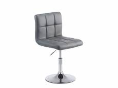 Chaise lounge palma v2 similicuir , gris