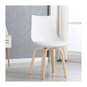 Designetsamaison - Chaise scandinave blanche - Nicosie