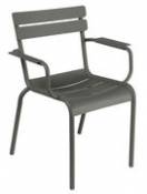 Fauteuil empilable Luxembourg / Aluminium - Fermob