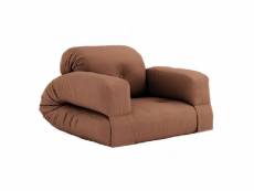 Fauteuil futon standard convertible hippo chair couleur brun argile 20100996554