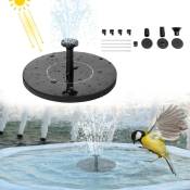 Fountaine solaire avec panneau solaire Rond 1.4W -