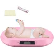 Gojoy - Pèse-personne électronique 20 kg/44LBS Balance numérique pour bébé avec écran lcd et serviette et support