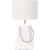 Lampe décorative à poser céramique blanche Éclairage interieur