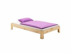Lit futon thomas couchage simple 90 x 190 cm 1 place/1