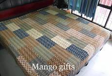 Mango Gifts Couvre-lit vintage en coton avec imprimé