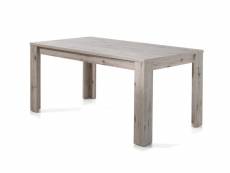 Nina - table à manger - bois gris - 160 cm - style