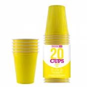 Pack de x20 Original Yellow Cups Officiels | Gobelets