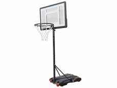 Panier de basket sur pied mobile hombuy hauteur réglable de 1.55m a 2.10m