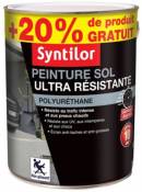 Peinture pour sol ultra résistante palette satin Syntilor 2 5L + 20% gratuit
