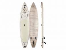 Planche de paddle gonflable - capital sports kipu allrounder 365 - set de planche de sup cruiser