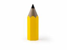 Pot à crayon en forme de crayon - jaune