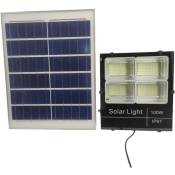 Projecteur led solaire 100W panneau séparé batterie au lithium 850 lumens 224 Leds éclairage solaire - Jandei