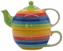Rainbow Cup & Teapot Set - Lovely Gift
