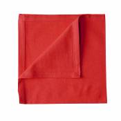 Serviette de table unie et colorée - Rouge - 40 x