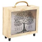 SIL - Tirelire valisette Tree of life 21 x 20 cm