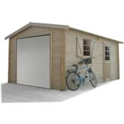 Solid - Garage bois - 19.26 m² - 2.58 x 5.38 x 2.53