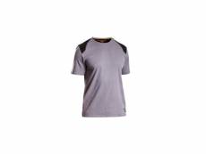 T-shirt renforcé rica lewis - homme - taille xl - coton bio - gris - workts WORKTS2705