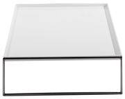 Table basse Trays carré - 80 x 80 cm - Kartell blanc en plastique