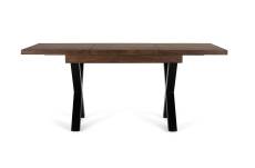 Table extensible bois de manguier et pieds métal