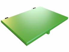 Tablette chevet étagère à suspendre bois vert 2820C-VE
