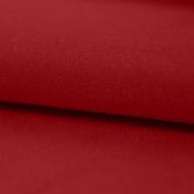 Tissu uni en velours coloré - Cerise - 1,5 m