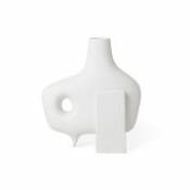 Vase Paradox Medium / Porcelaine - H 25 cm - Jonathan Adler blanc en céramique