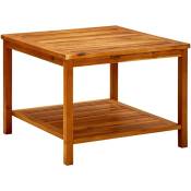 Vidaxl - Table basse 60x60x45 cm Bois d'acacia solide