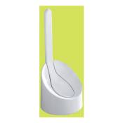 Art Gedy 2033 porte-brosse de toilette brosse de toilette chiot accessoires en plastique blanc pour toilette et salle de bain